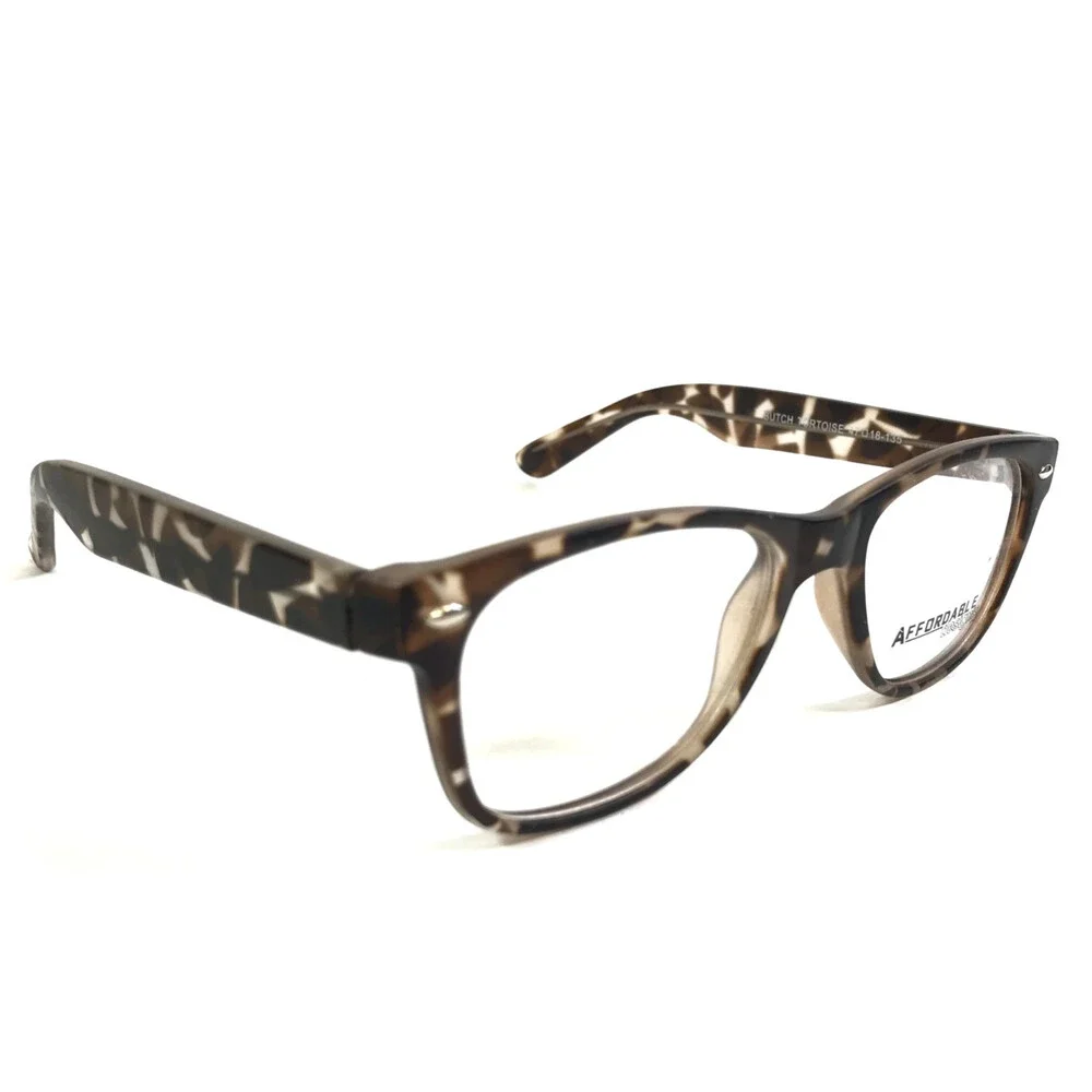 Affordable Designs Eyeglasses Frames BUTCH TORTOISE Rectangle Full Rim 47-18-135